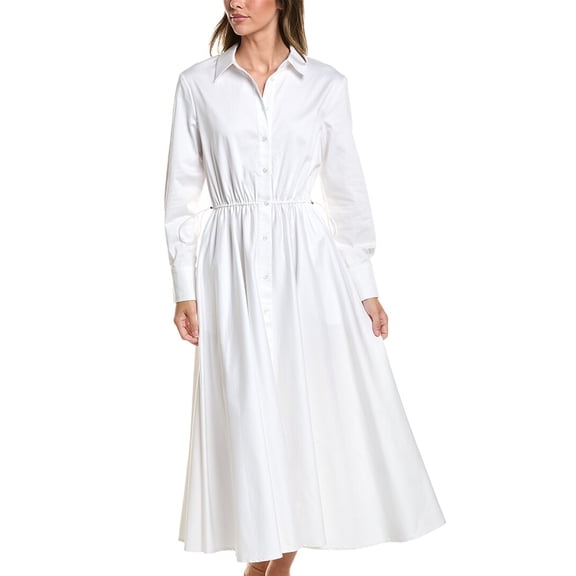 Toccin womens Anika Shirtdress, m, White