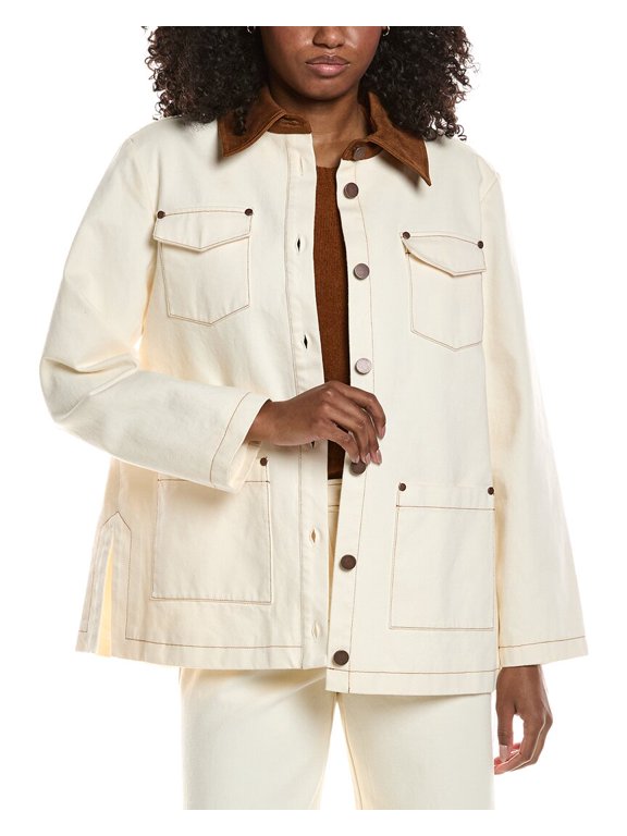 womens Dean Jacket, s, Beige