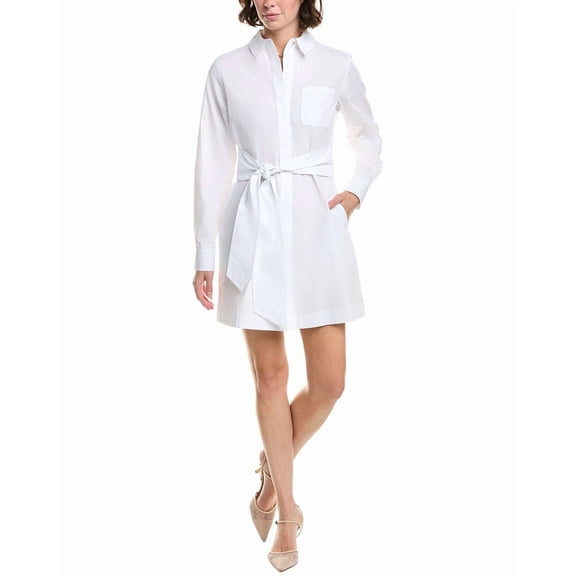 Toccin womens  Gabriella Shirtdress, m, White