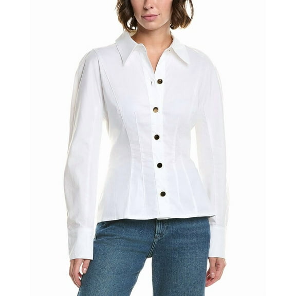Toccin womens  Mina Shirt, 0, White