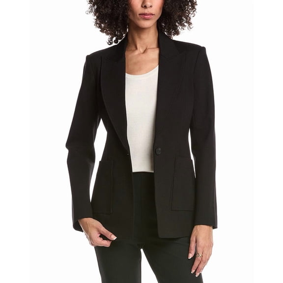 Toccin womens  Rory Single Button Blazer, 2, Black