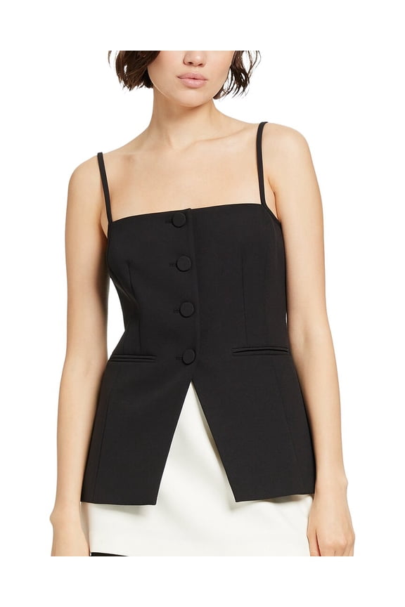 womens  Roxy Vest, 2, Black