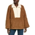 thumbnail image 1 of Toccin womens  Serafina Oversized Wool-Blend Popover, M/L, Brown, 1 of 3