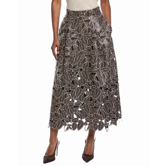 Toccin womens  Stacy Lace Skirt, 12, Brown