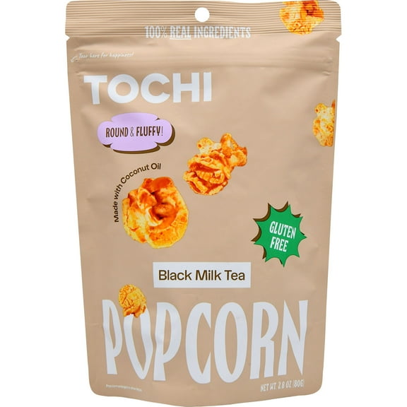 Tochi Popcorn-Black Milk Tea