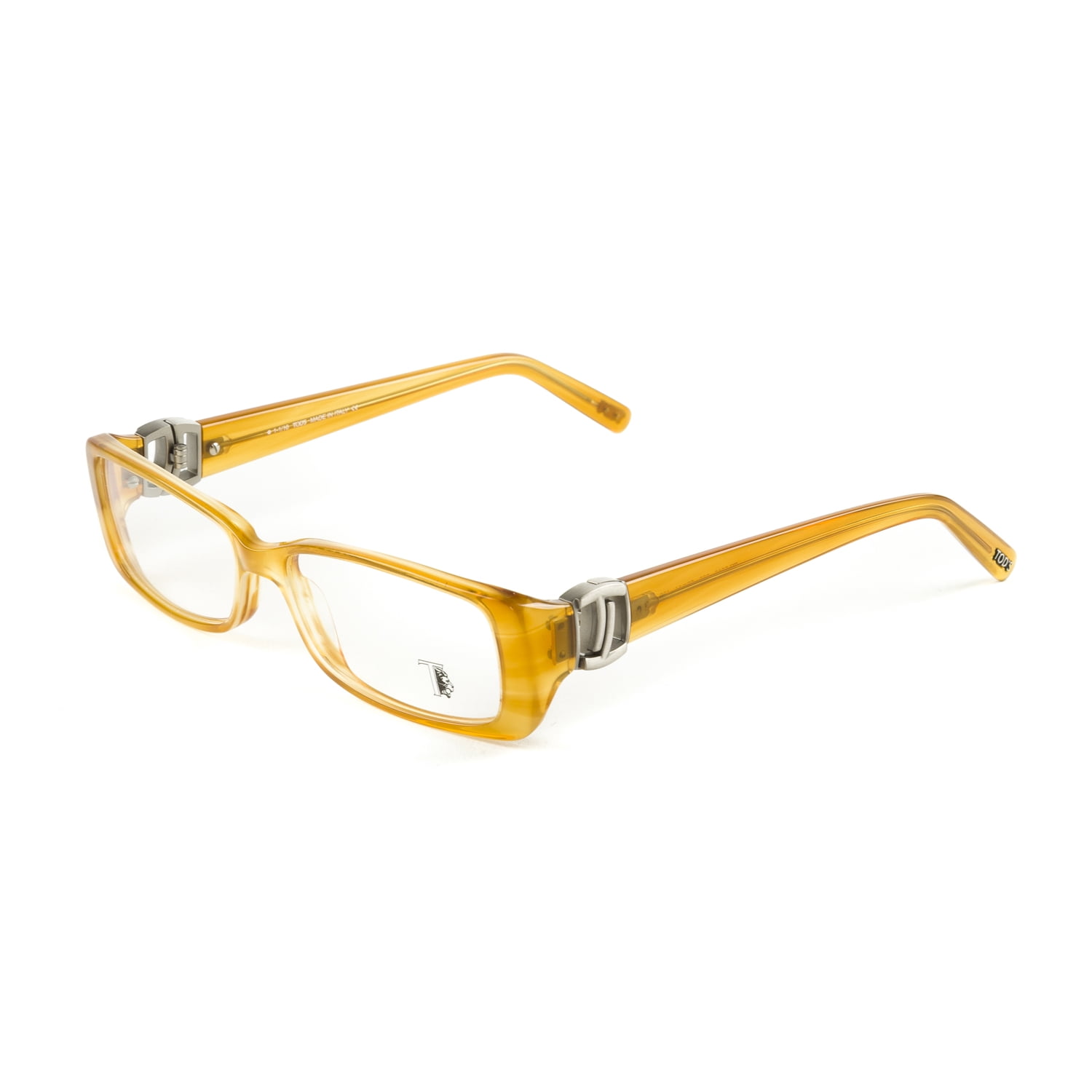 Tod's Full Rim Rectangular Eyeglass Frames TO5016 52mm Honey Melange ...