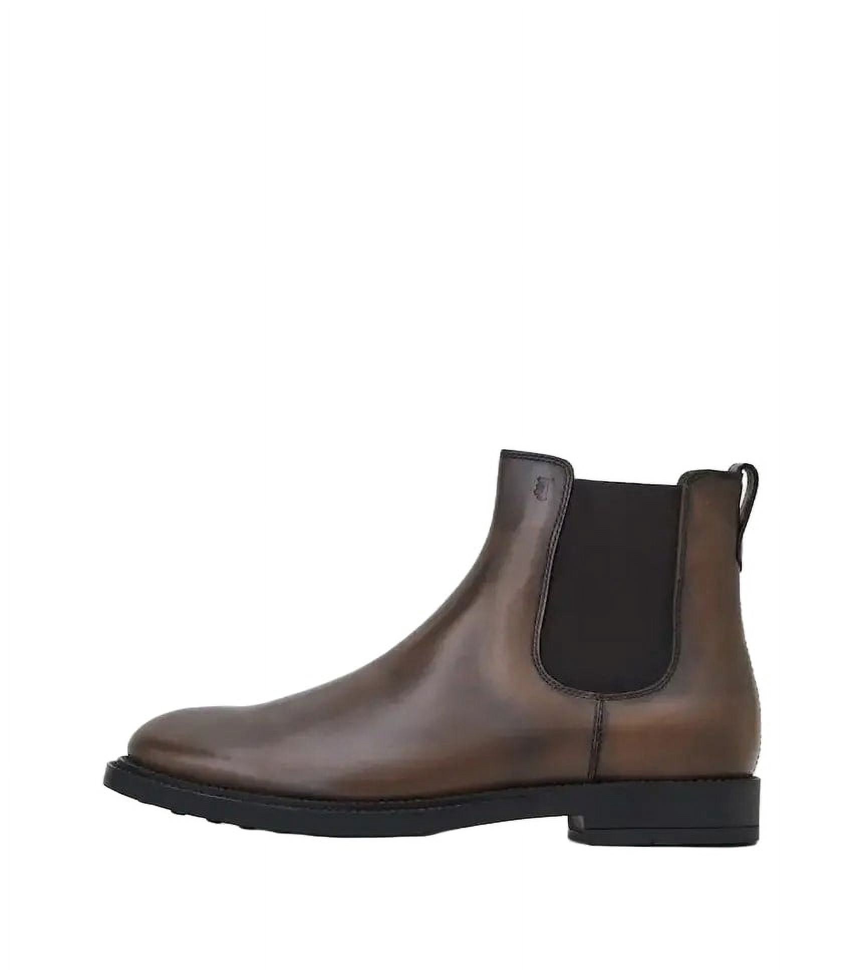 Elegant Dark Brown Leather Ankle Boots Brown Leather Ankle Boots With Pointed Toe | The Downtown  main image 2