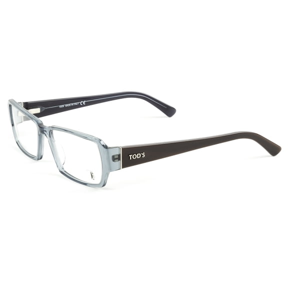 Tod's Rectangular Eyeglass Frames TO5041 54mm Transparent Avio/Brown