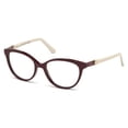 thumbnail image 1 of Tod's Semi-Cateye Full Rim Eyeglass Frames TO5144 52mm Bordeaux, 1 of 3