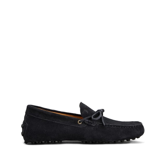 Tod's Suede Moccasin Toe Loafers Blue (Men's)