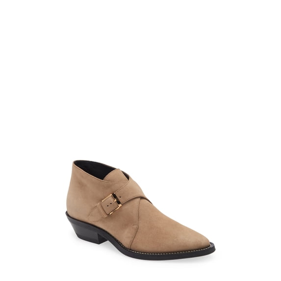 Tod's Tex Gomma Booties In Tan