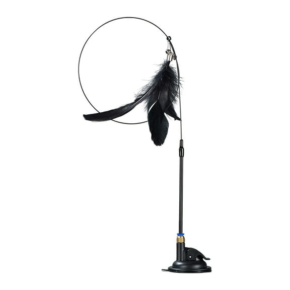 Todaioua 2 in 1 Cat Toys for Bored Indoor Adult Cats,Simulated Chirping Bird Interactive Cat Toy with Sticky Super Suction Cup Detachable, Exercise and Entertainment for Active Felines