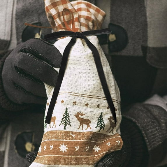 Todaioua 24 Pieces Velvet Bows for Christmas Tree, Velvet Clip on Bow Ornaments for Christmas Decorations(Black, 5" x 7")