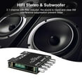 thumbnail image 1 of Todaioua Bluetooth Audio Amplifier Board, 2.1CH 50W x 2 +100W Subwoofer Power Amp with Treble and Bass Control, Bluetooth5.0 and AUX Inputs, Stereo Digital AMP for DIY Home Speakers, 1 of 9