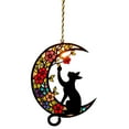 thumbnail image 1 of Todaioua Cat Memorial Suncatcher, Cats Breeds Suncatcher, Pet Loss Memorial Sympathy Gift, Stained Glass Light Catcher, Gifts for Pet Lovers, Christmas Ornament Window Hangings, 1 of 5