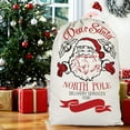 thumbnail image 1 of Todaioua Christmas Santa Sacks Christmas Gift Bags with Drawstring 27.5" x 19.6" Large Xmas Santa Burlap Sacks for Giant Presents Gift Wrap Storage Bag Holiday Party Supply, 1 of 7