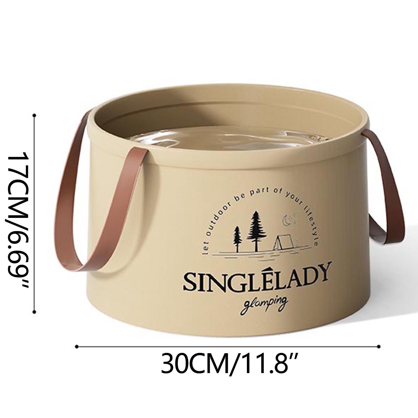 Todaioua Collapsible Travel Basin, Portable Foldable Bucket for Camping, Laundry & Foot Soaks, Collapsible Bucket with Handle, Car Wash Buckets Foldable Water Storage Container Wash Basin
