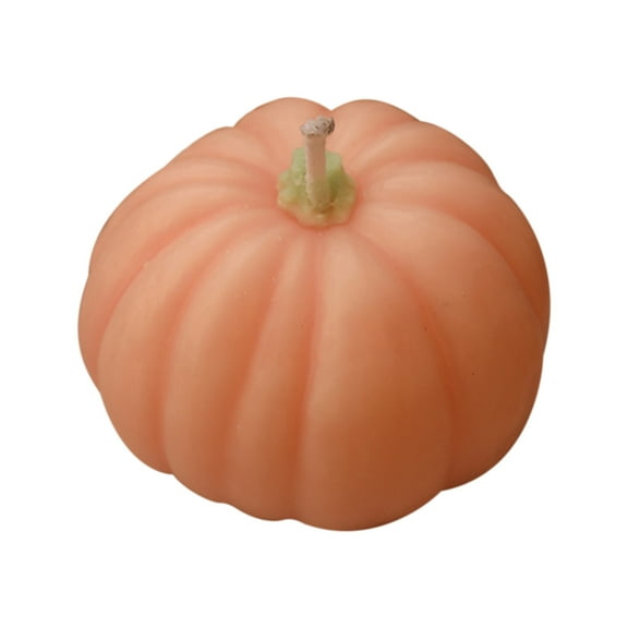 Todaioua Fall Pumpkin Design Tealight Candles - Wax Tabletop Decor for Thanksgiving Home Table Bedroom Bathroom Display and Seasonal Atmosphere​​