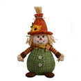 thumbnail image 1 of Todaioua Fall Thanksgiving Scarecrow Decor Happy Fall Miniature Tree Topper Thanksgiving Day Harvest Party Halloween Scarecrows with Hat Dolls Decors for Autumn, 1 of 7