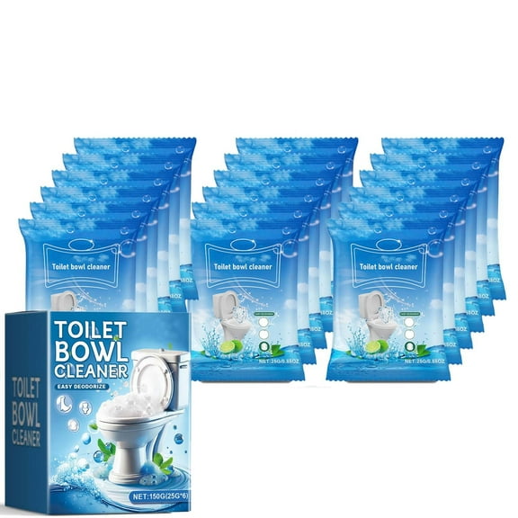 Todaioua Foaming Toilet Cleaner 18 pcs - Splash Action Bowl Cleaner for Toilets and Squatting Pans, Foam Cleaning Formula for Bathroom Maintenance(3 Box)