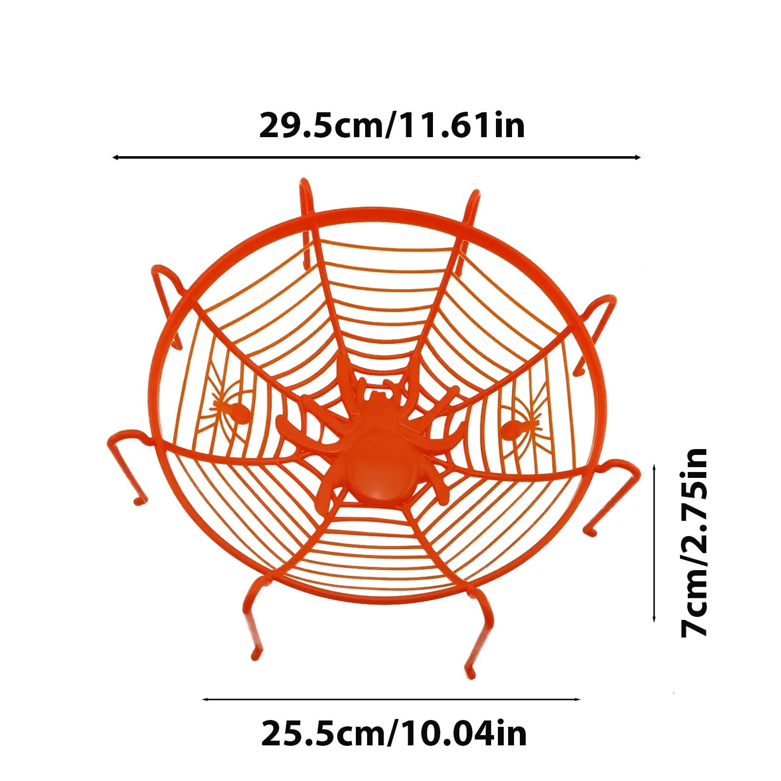 Todaioua Halloween Spiderweb Candy Basket - Plastic Fruit Container for ...