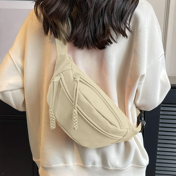 Todaioua Hobo Crossbody Bag for Women and Men, Nylon Crescent Bag, Trendy Dumpling Cross Body Bag, Half Moon Shoulder Bag, Slouchy Dumpling Bag, Shoulder Bags