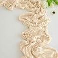 thumbnail image 1 of Todaioua Khaki 13FT Cheesecloth Table Runner Boho Gauze Fabric Table Runner Rustic Sheer Runner for Wedding Birthday Baby Shower Party Boho Table Decoration, 1 of 6