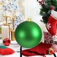 thumbnail image 1 of Todaioua Large Christmas Ball Ornaments 6 Inch Jumbo Glitter Hanging Ball Candy Plastic Giant Oversizded Christmas Ornament for Indoor Outdoor Party Xmas Tree Decor(Classic), 1 of 7