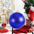 thumbnail image 1 of Todaioua Large Christmas Ball Ornaments 6 Inch Jumbo Glitter Hanging Ball Candy Plastic Giant Oversizded Christmas Ornament for Indoor Outdoor Party Xmas Tree Decor(Classic), 1 of 7