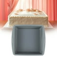 thumbnail image 1 of Todaioua Layer Cake Pans, 7.6 Inch Rainbow Cake Baking Pans,Silicone Cake Molds for Cake, Bread, Pie, Lasagna, Pizza, Pancake (Square), 1 of 6