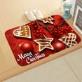 thumbnail image 1 of Todaioua Non Slip Merry Christmas Decorative Mats Rugs Doormat Welcome Front Door Indoor Outdoor Christmas Xmas Winter Santa Snowflakes Claus Doormat Door Mat, 1 of 2
