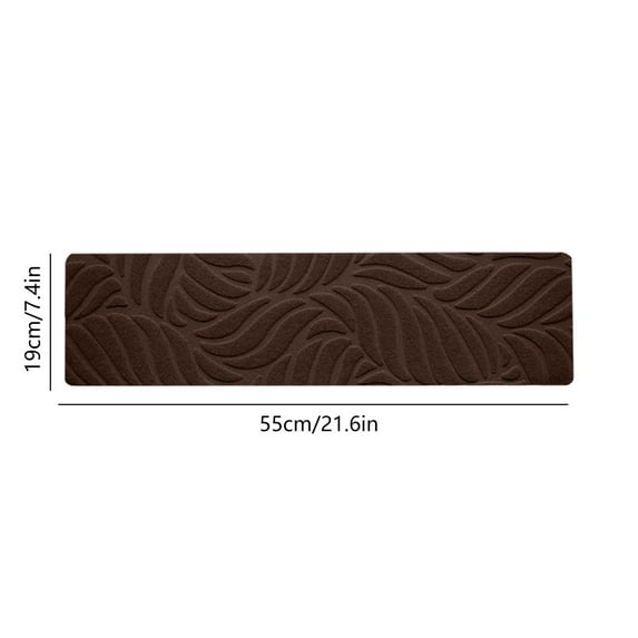 Todaioua Non Slip Stair Treads for Wooden Steps, 7.4" X 21.6" Stairs Carpet Treads Indoor with Reusable Peel and Stick Adhesive for Kids Elders and Pets