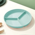 thumbnail image 1 of Todaioua Portion Control Plate 10 Inch Divided Plates For Adults With 3 Compartments, Microwave And Dishwasher Safe，Suitable For Adult Weight Loss, 1 of 6