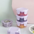 thumbnail image 1 of Todaioua Salad Dressing Container To Go: 2.4 In Small Plastic Condiment Containers for Salad Dressing with Lids Leakproof Reusable Sauce Cups for Lunch Boxes Picnic Travel, 1 of 6