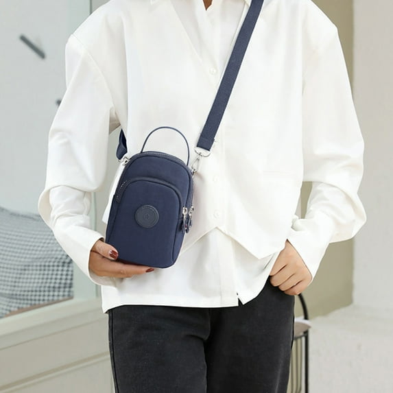 Todaioua Small Crossbody Wallet Phone Bag Women Mini Crossbody Purse Cell Phone Shoulder Bag for Women and Men Mini Wallet Over Shoulder Strap