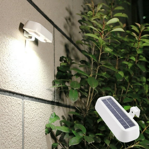 Todaioua Solar Lights Outdoor LED Solar Motion Sensor Lights Gutter Lights Water-Resistant Solar Powered for Fence Roof Gutter Garden Yard Wall LampNight Utility Security Light