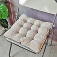 thumbnail image 1 of Todaioua Square Large Pillows Seating for Adults, Tufted Corduroy Floor Cushions,Multi-Functional Cushion Pillow Soft Supportive Comfort for Chair Bed Living Room Tatami Lumbar Back Rest, 16x16 Inch, 1 of 8