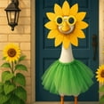 thumbnail image 1 of Todaioua Sunflower Fall Porch Goose Outfits, Thanksgiving Back to Class Goose Outfit Clothes Costume Tutu Skirt Dress for 23in Lawn Garden Yard Porch Goose Outdoor Statues Decor, 1 of 6
