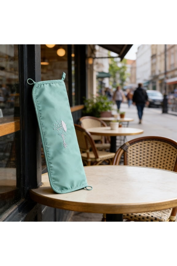 Waterproof Umbrella Storage Bag Multi-Functional Water-Absorbing Umbrella Cover with Hanging Strap, Portable Wet Storage Folding Umbrella Sleeve for Car Travel Home Office