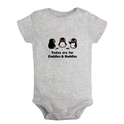 Today are for Cuddles & Huddles Funny Rompers For Babies, Animal Penguin Jumpsuit, Newborn Baby Unisex Bodysuits, Infant Jumpsuits, Toddler 0-24 Months Kids One-Piece Oufits