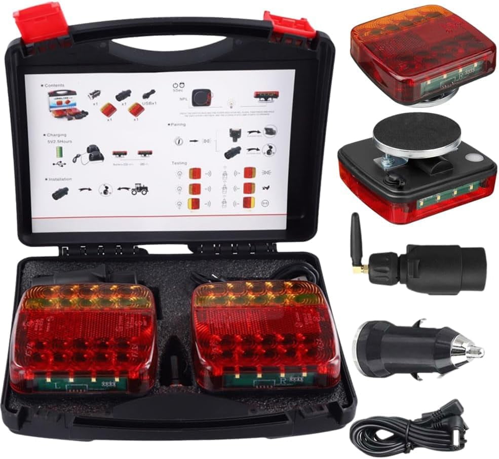 Tail Light Rv Protection Today Deals Wireless Trailer Lights Magnetic,Wireless Trailer Lights ...