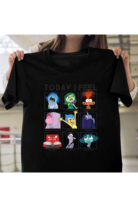 Today I Feel Funny Vintage Mood Panels Sarcastic Emotion Chart Unisex T-Shirt, up to size 5XL