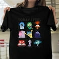 thumbnail image 1 of Today I Feel Funny Vintage Mood Panels Sarcastic Emotion Unisex T-Shirt, Chart Graphic V40598, Up to Size 5XL, 1 of 2