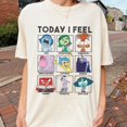 Today I Feel Inside Out Shirt, Disney Joy Sadness Fear Disgust Angry