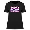 thumbnail image 1 of Today I Will Be A Unicorn Bubble T-Shirt Women -Image by Shutterstock, Female XX-Large, 1 of 4