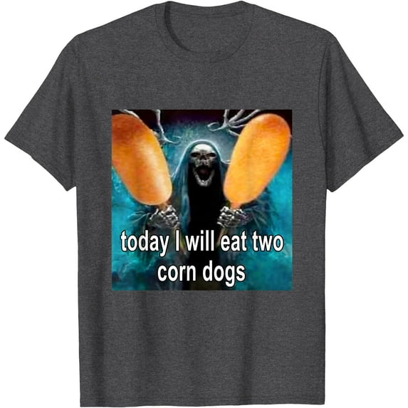 Today I Will Eat Two Corn Dogs Meme Softstyle Unisex T-Shirt