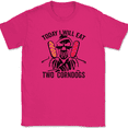 thumbnail image 1 of Today I Will Eat Two Corndogs T-Shirt Funny Meme Food Social Gift Tee - Pink, 3XL, 1 of 1