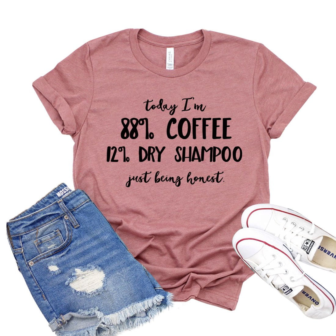 Womens Running On Coffee And Dry Shampoo Shirt Caffeine Lover Gift Womens Running On Coffee And Dry Shampoo Shirt Caffeine Lover Gift