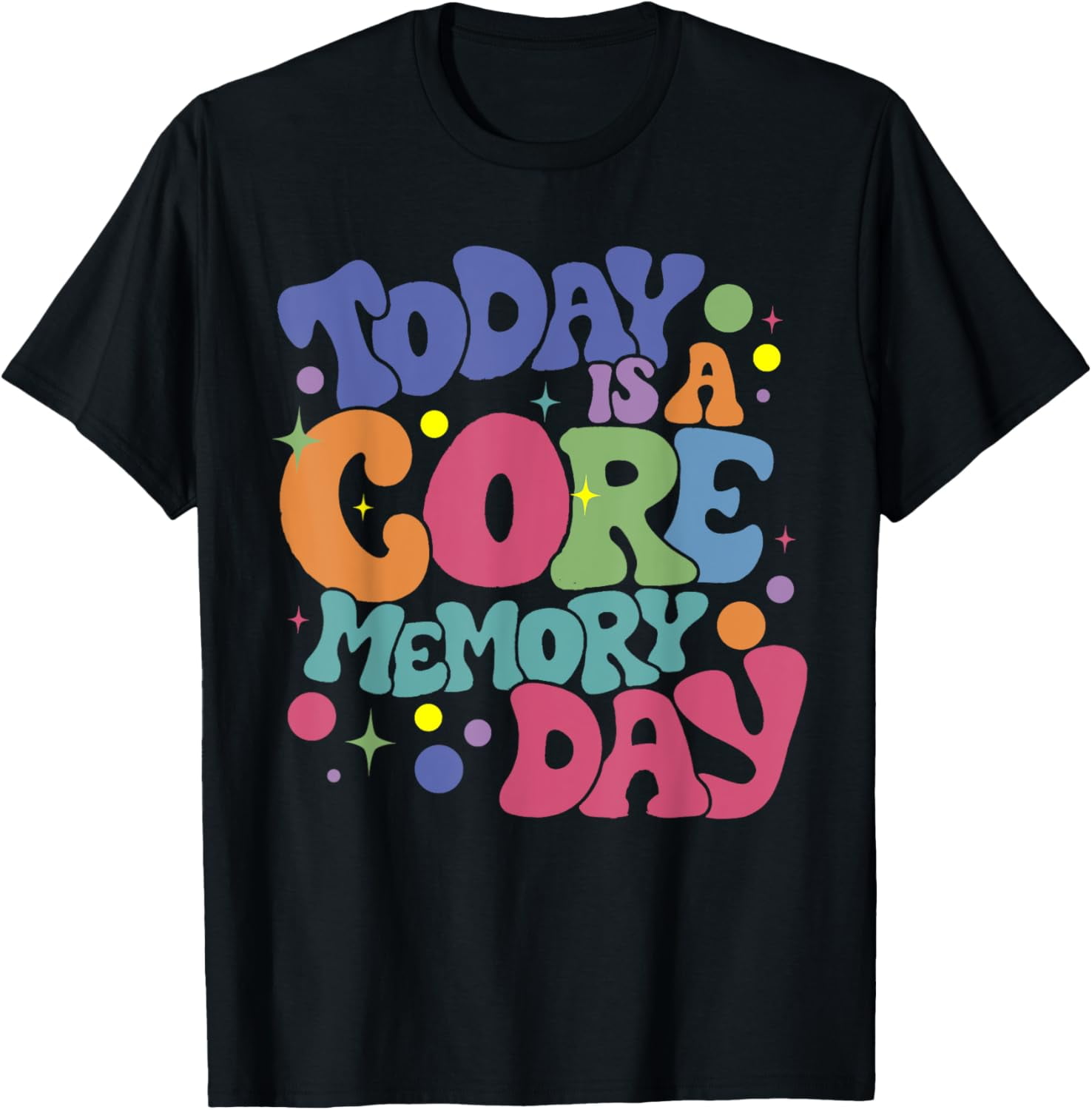 Today Is A-Core Memory Day Funny Emotions Out T-Shirtmen and women can ...