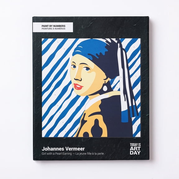 Today Is Art Day Paint by Numbers Kit Vermeer Girl with Pearl Earring